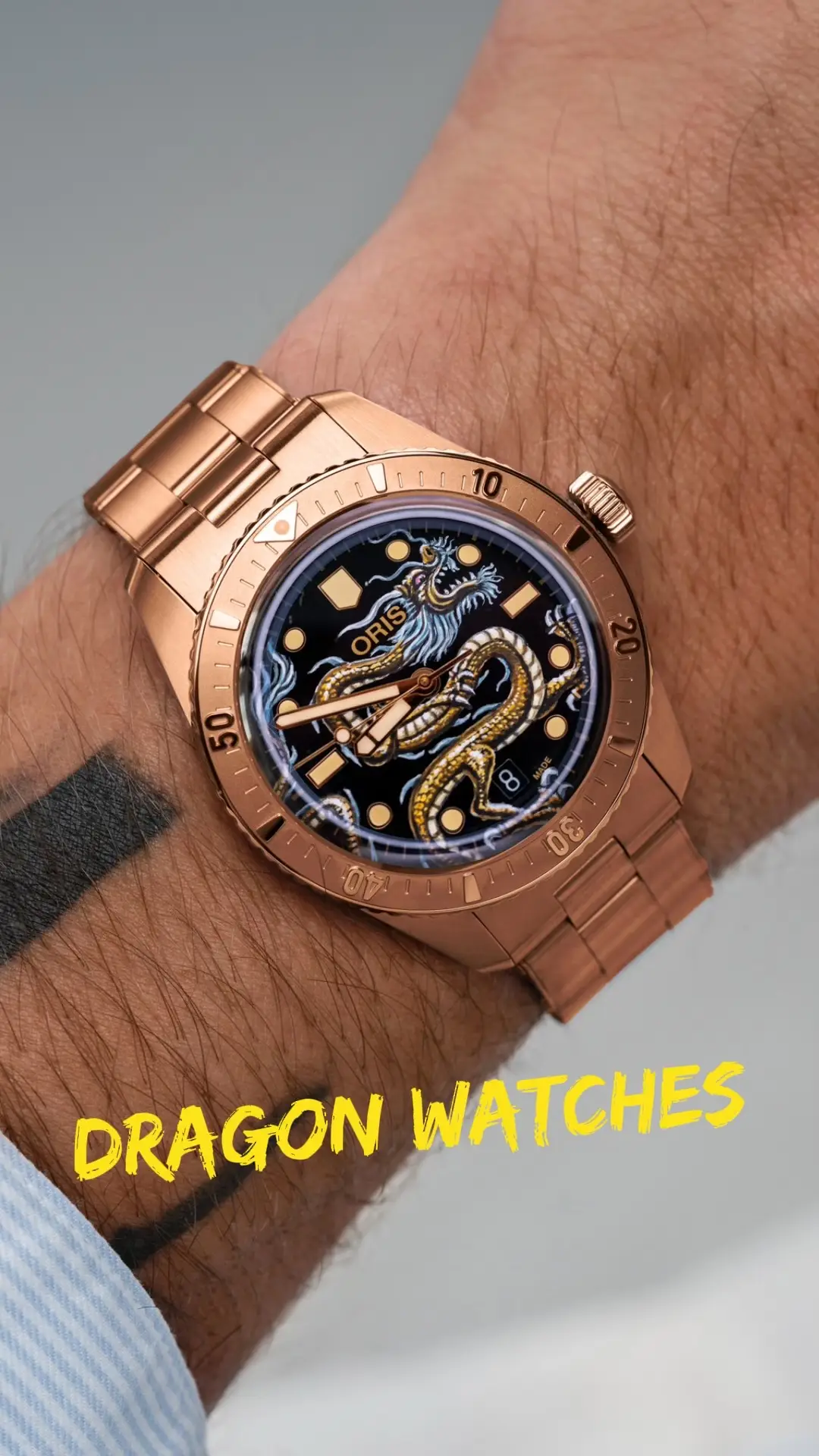Summoning the spirit of the dragon! 🐉🔥 Our Dragon-Inspired Dial Collection brings mythical power to the wrist, with each hand-painted design capturing the fierce beauty of this legendary creature.  Which one is your favorite? Drop a 🐉 in the comments! #DragonCollection #HandPaintedDials #WearTheLegend #customizedwatches