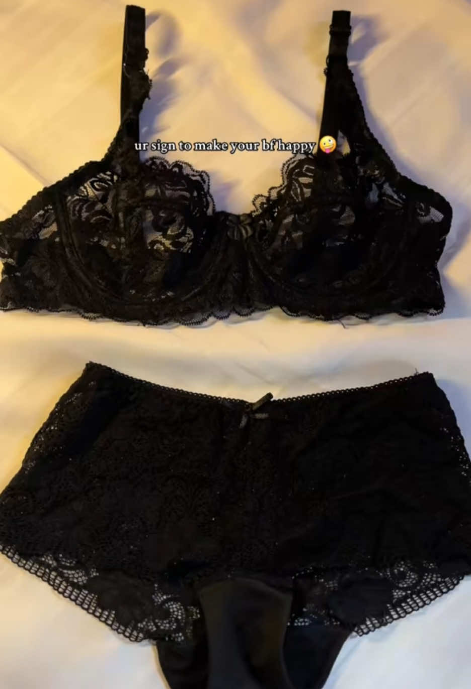 ur sign girllll 🔥❤️‍🔥 #lacebra #lacepanty #womensundergarments 