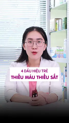 4 dấu hiệu trẻ thiếu máu do thiếu sắt #dsnhidong #biengan #luoian #thieumau #ydgr 
