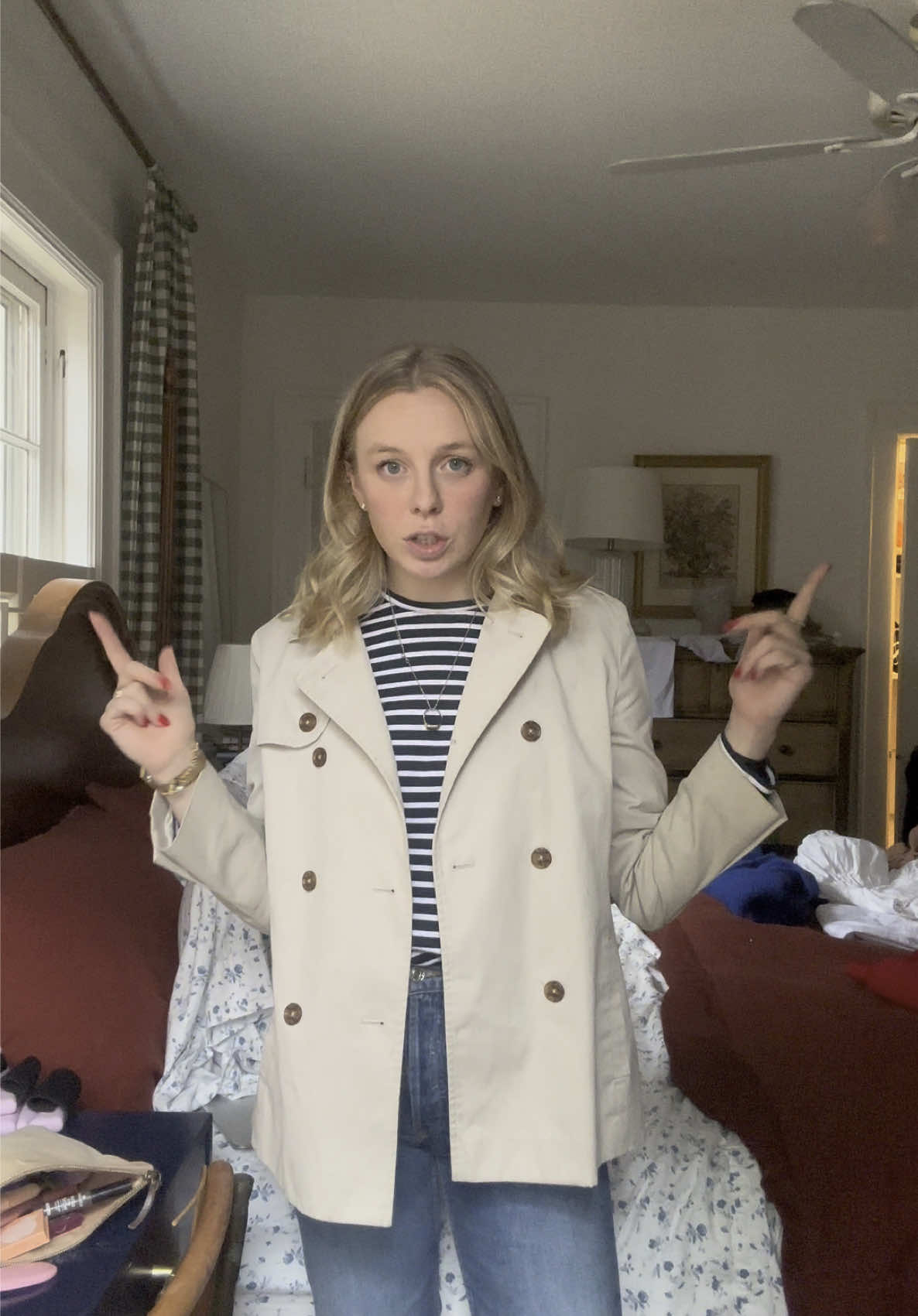 Can it really be French girl aesthetic if I’m wearing my whoop? #getreadywithme #OOTD 