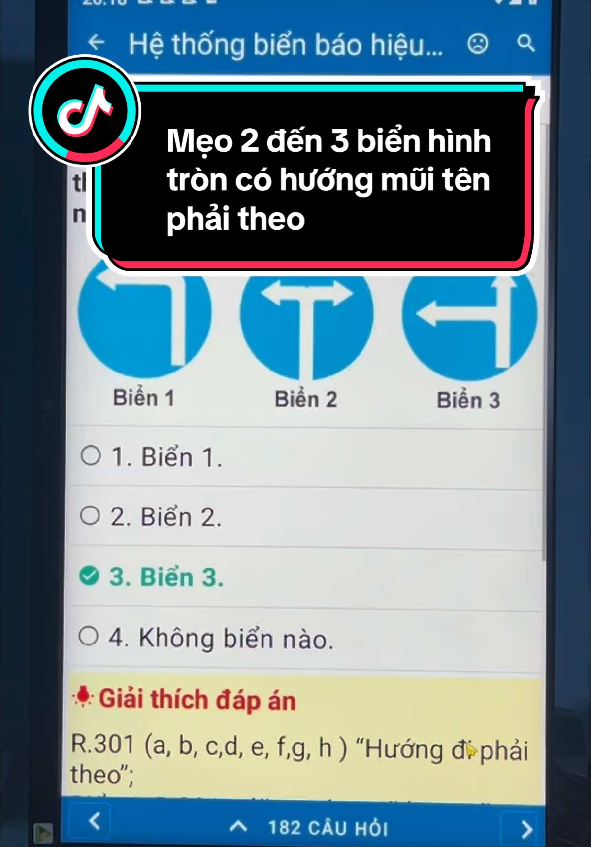 Mẹo 3s trong phần biển báo#hocbanglaixe #xuhuong #oto #a1 #fyp 