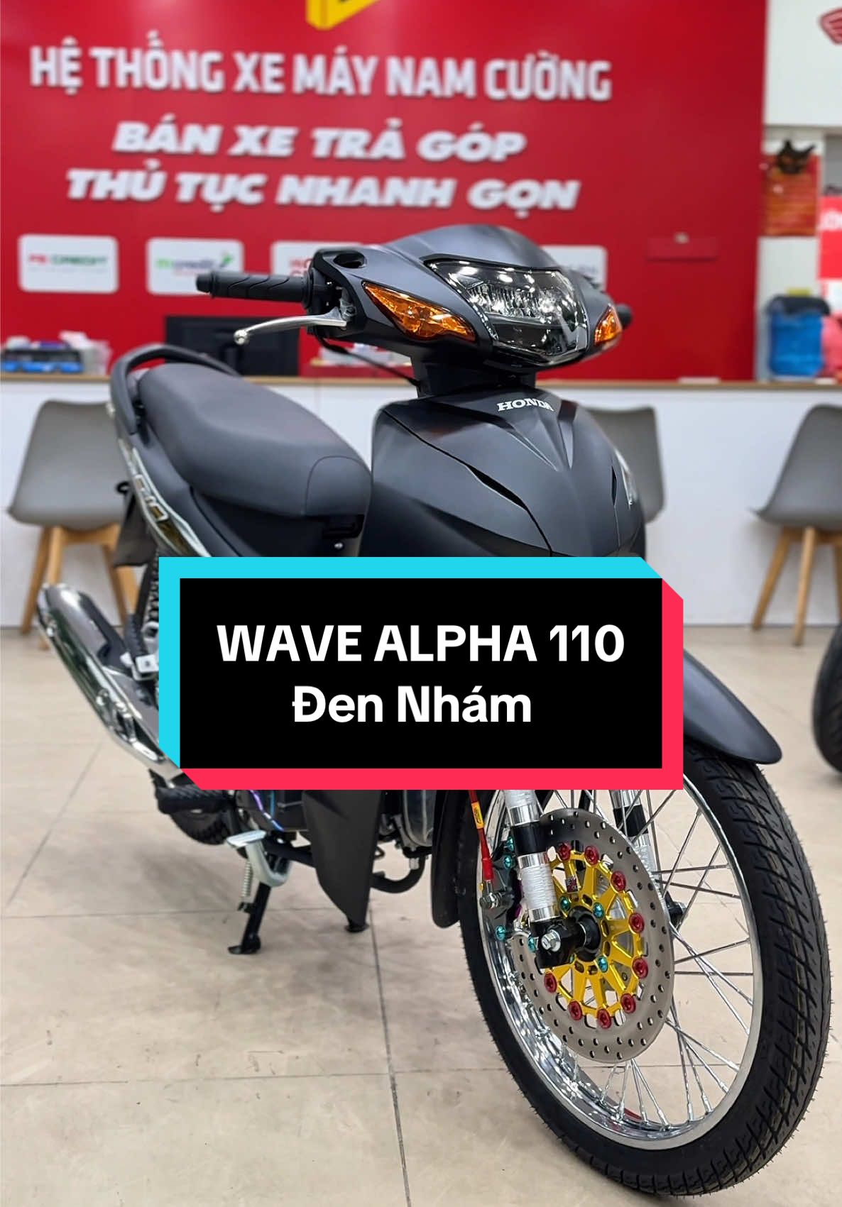 WAVE ALPHA 110 2025 Đen Nhám Độ Đĩa - Đèn 2 Tầng 🛵🔥🔥#dcgr #xmnc9 #wavedo #wavealpha #xemaynamcuong #wavealpha110 