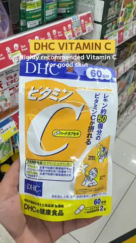 DHC Vitamin C contains vitamin C component which helps maintain healthy and radiant looking skin, it has an antioxidant effect that keeps the skin looking youthful and lifted.  DHC Vitamin C supplement is recommended to take 2 times a day, in the morning and night. Get yours na 🥰 #vitaminc #dhc #supplements #japanmade #japanproducts #creatorsearchinsights 