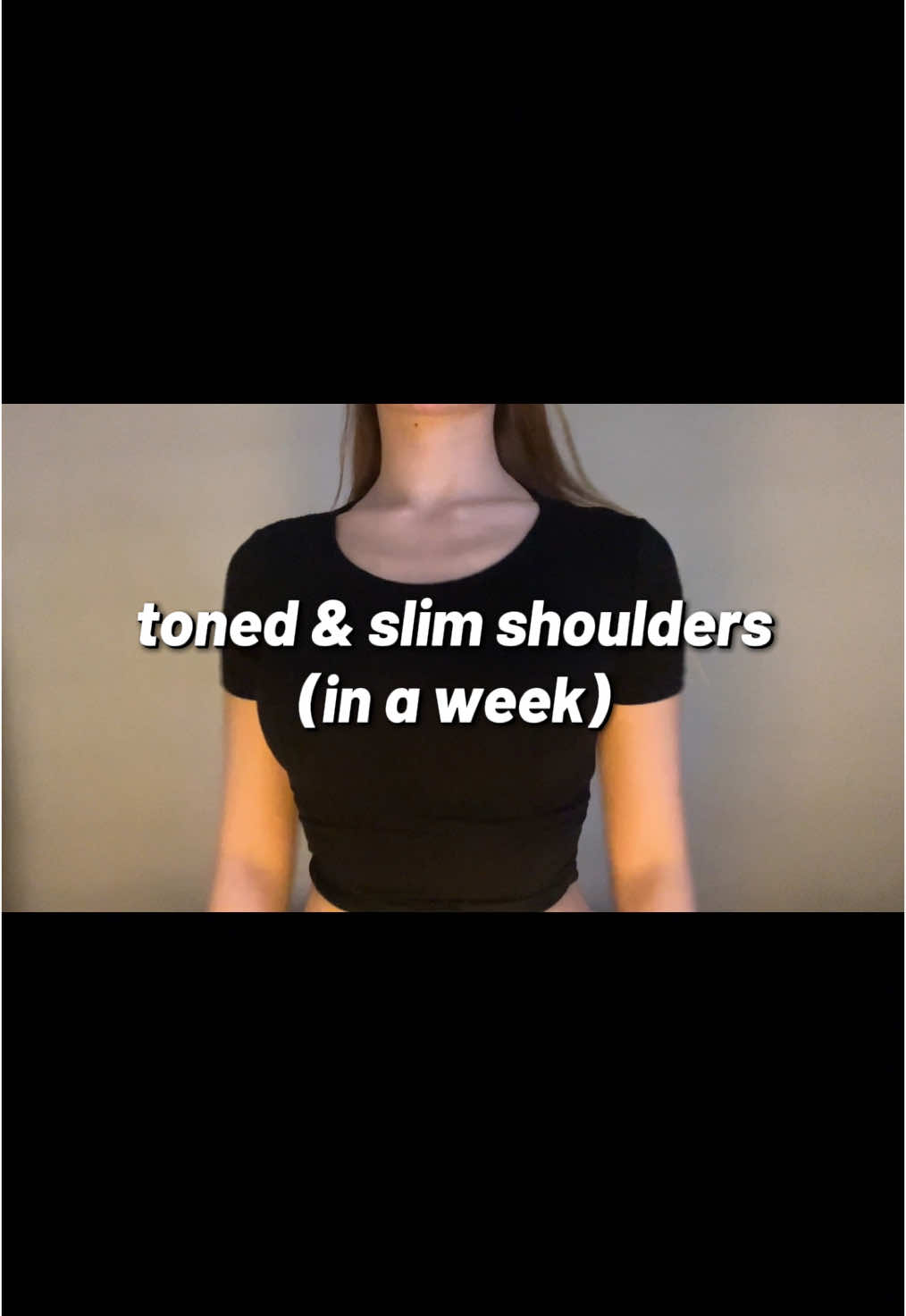 Slim Shoulders in 7 Days? Try This!  #fyp #foryoupage #armworkoutathome #armworkout #slimarms #barbiearms 