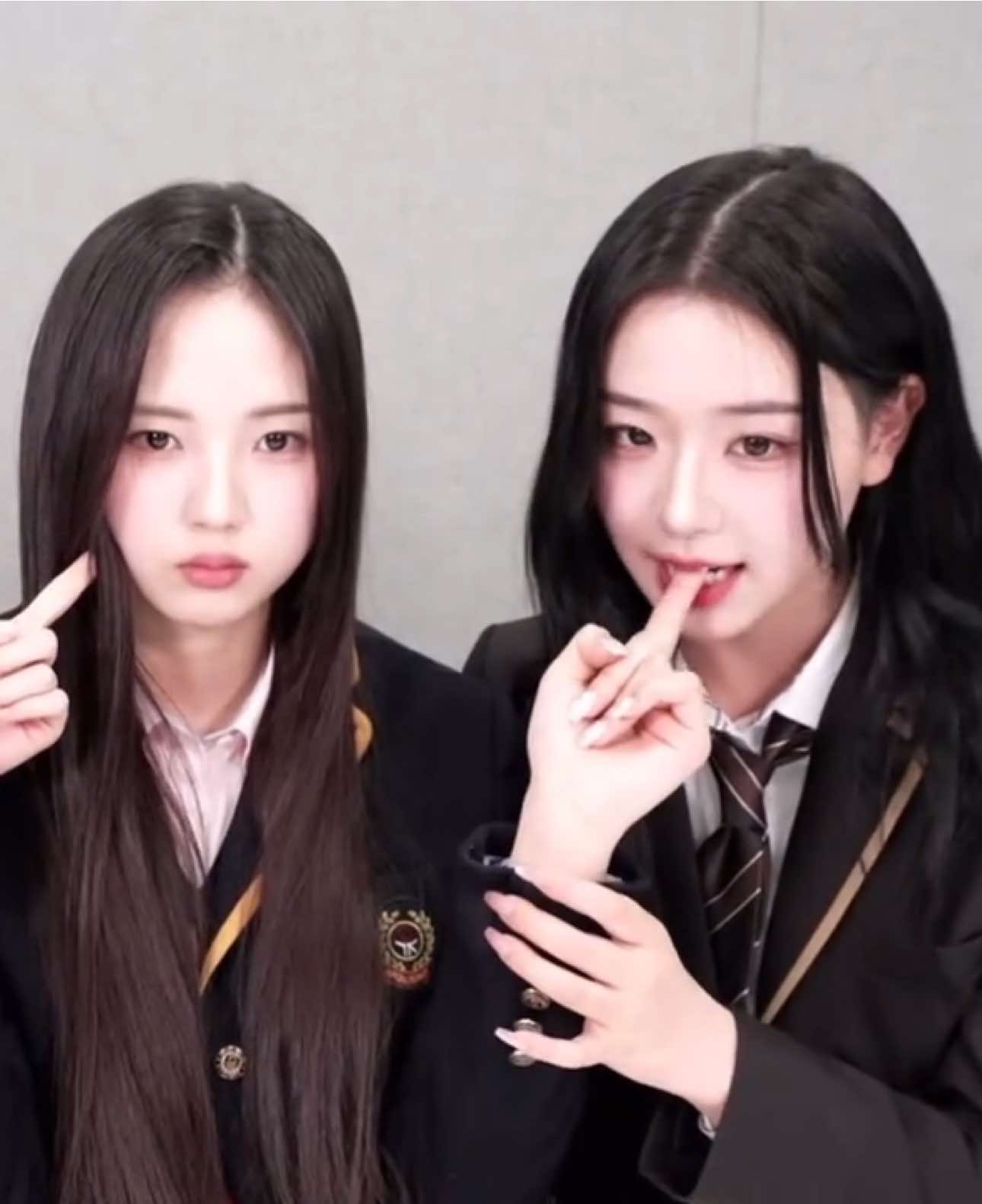 연상이 연하를 너무 좋아해🤯💕 #트리플에스 #tripleS #トリプルS #トリプルエス #이지우 #jiwoo #김채연 #chaeyeon 