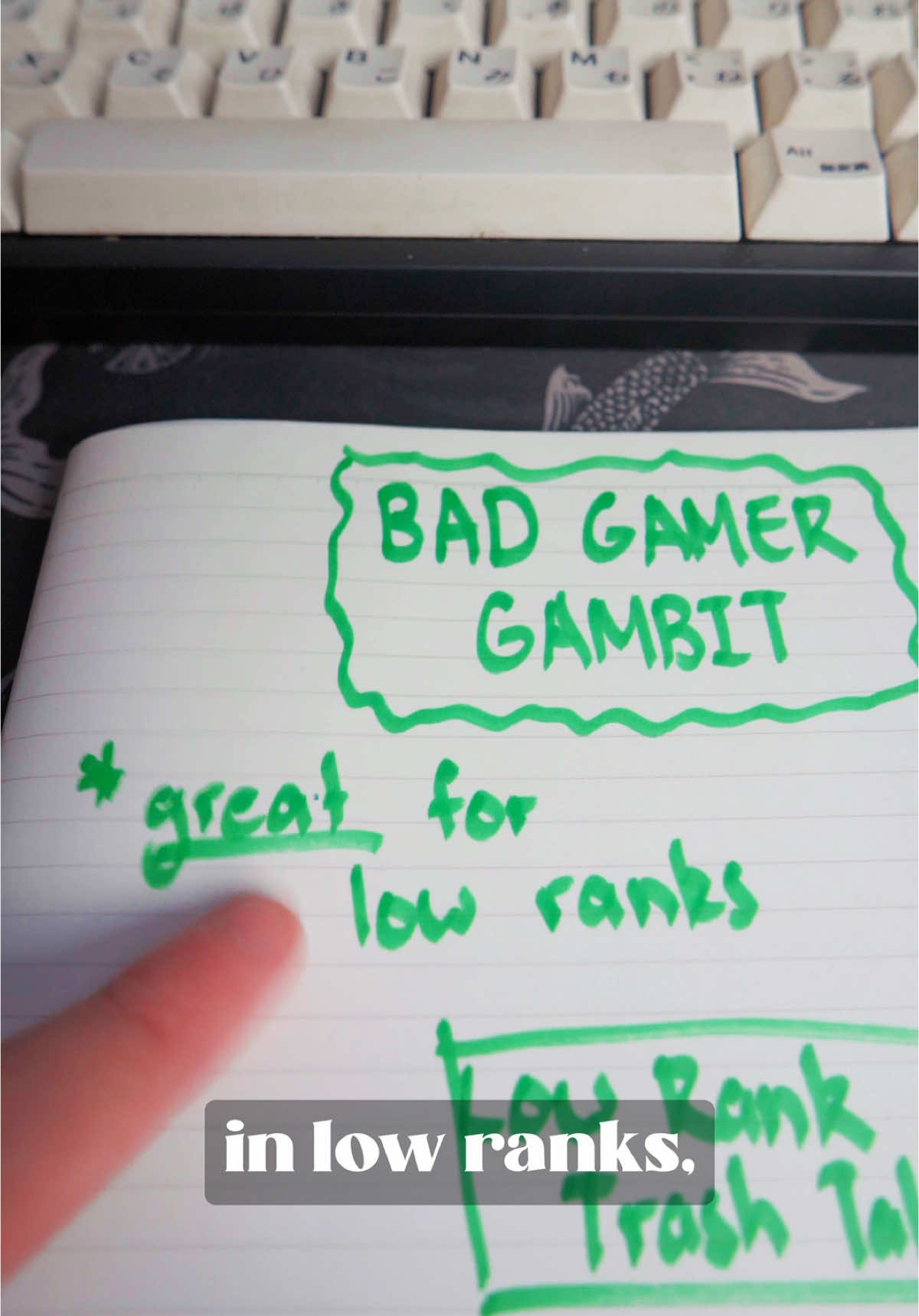 You’re a gamer who’s bad at trash talk…and at games. Just use this. #pcgaming #gaming #marvelrivals 