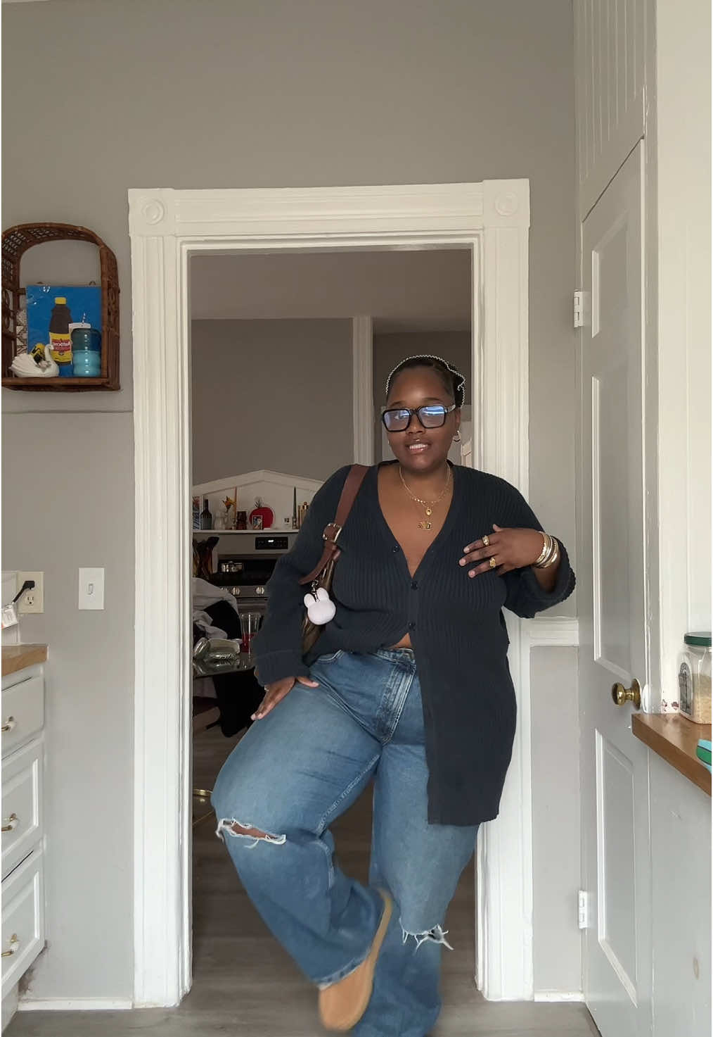 put on the plainest outfit and tons of accessories is my cheat #OOTD #ootdinspo #accessories #accessoriesoftheday #outfitinspo #plussizefashion #plussizeedition 