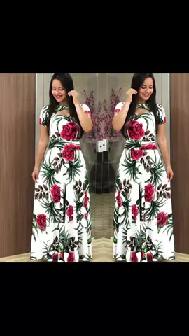 #Dê uma olhada em 5XL Plus Tamanho Mulher Vestido Longo Flor Impressão maxi High Waist Short Sleeve Party Dress por R$71,73. Compre na Shopee agora! https://s.shopee.com.br/4q1HTXNsRl?share_channel_code=3