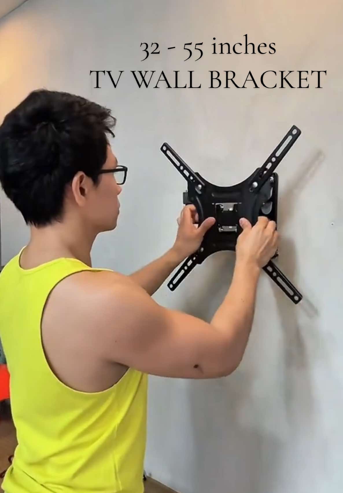 Mura at quality na TV WALL BRACKET📺 #tvbracket #tvwallbracket #tvbracketadjustable #tvwallmount #Wall Bracket For Tv #homeimprovement 