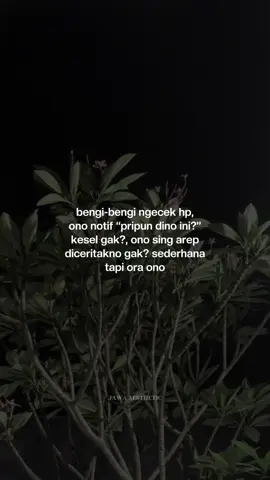 sederhana tapi ora ono #jowopride #jowostory #jawaaesthetic #katakatajawa 
