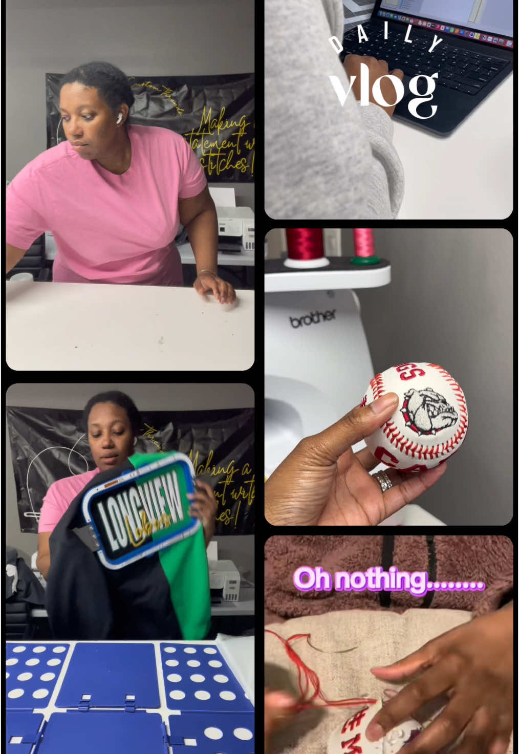 I haven't posted in a while but I promise I'm still working!!! Filming my work is hard but I'm starting to get a groove! #embroidery #embroiderymachine #customembroidery #SmallBusiness #smallbusinessowner #embroiderysmallbusiness 