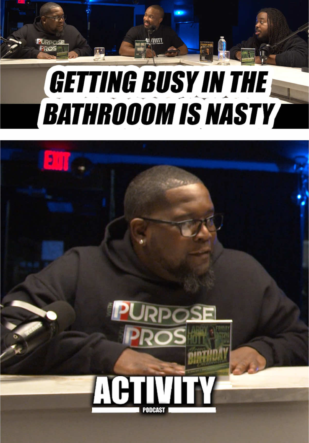 Getting busy in the bathroom is nasty!  Activity Episode 27 available now on YouTube  #activitypodcast #fyp #bathroom #funnyvideos #janetjackson 