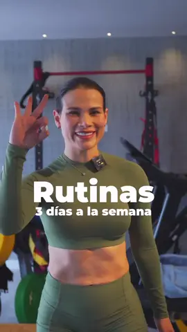 Este video tienes que guardarlo 👌🤩 Aquí está tu rutina completa para entrenar 3 días a la semana 🙌🤗🥳 Hermosa cuéntame en los comentarios si te gusta este contenido y dime cuantos días a la semana entrenas 💪🏻❤️