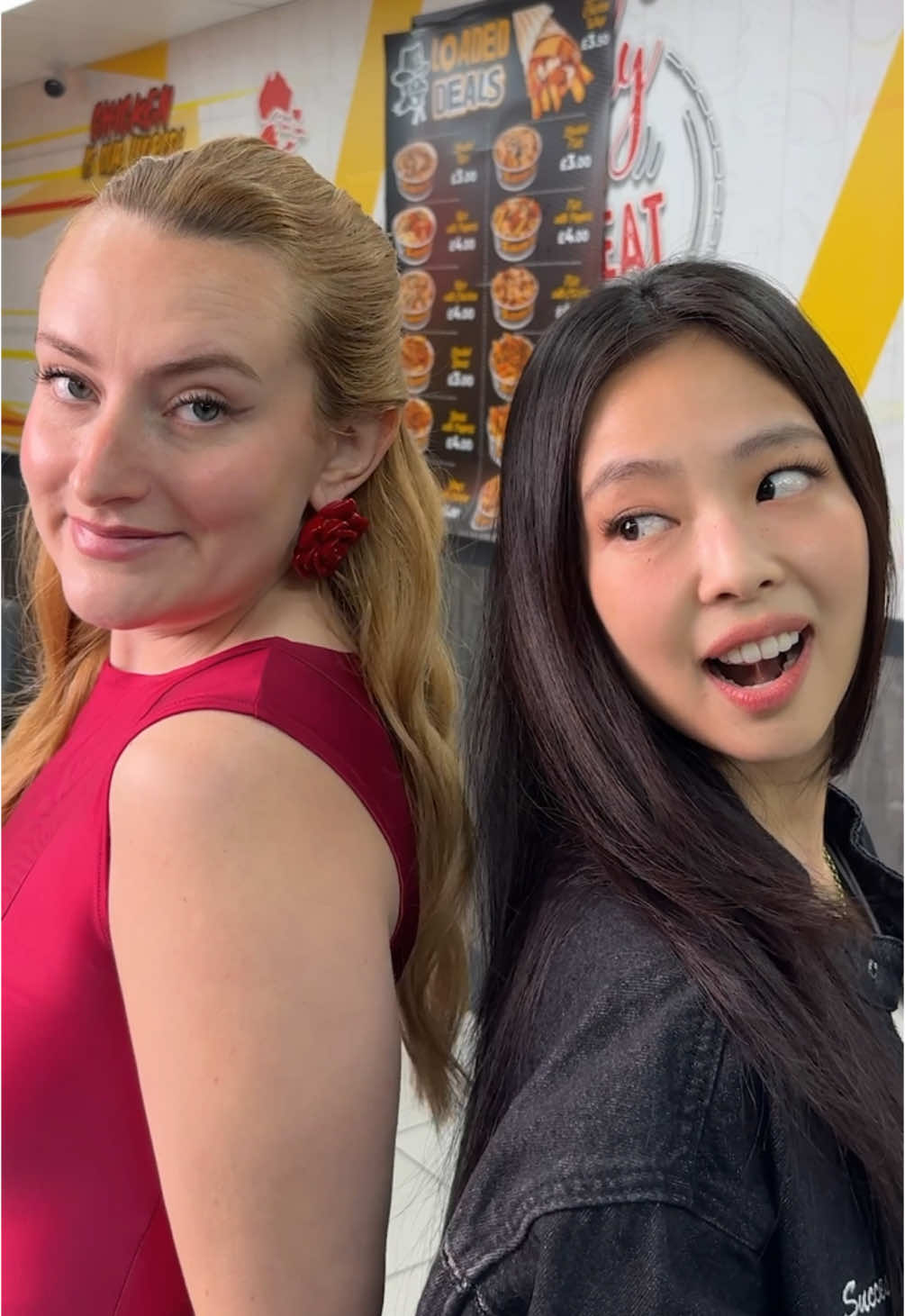 you & me make a good match @JENNIE 😘 @Chicken Shop Date out FRIDAY