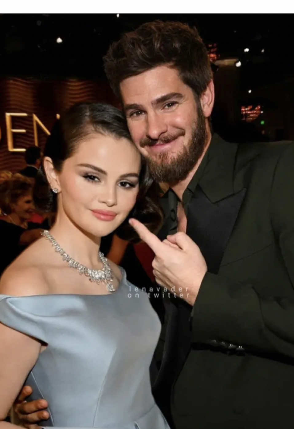 a real gentleman #selenagomez #andrewgarfield 