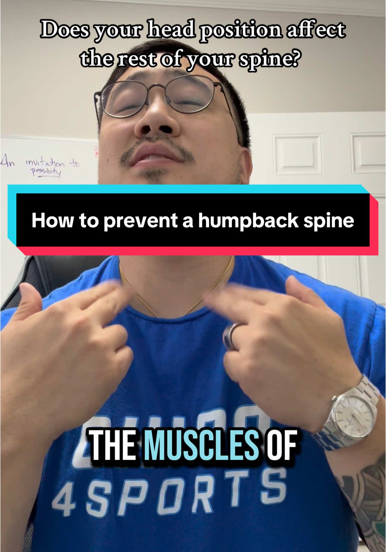 These Neck Retraction movements will help a ton with forward head posture, rounding of the shoulders, tight traps, and that bump on your upper back. Sets: 4x10 reps throughout the day on a daily basis 📲 (678)-319-9777 #humpback #forwardheadposture #neckpain #neckpainrelief #neckretraction #alpharetta #alpharettachiropractor #mobility #movement #atlanta #chiropractor #chiropractic #chiro4sports