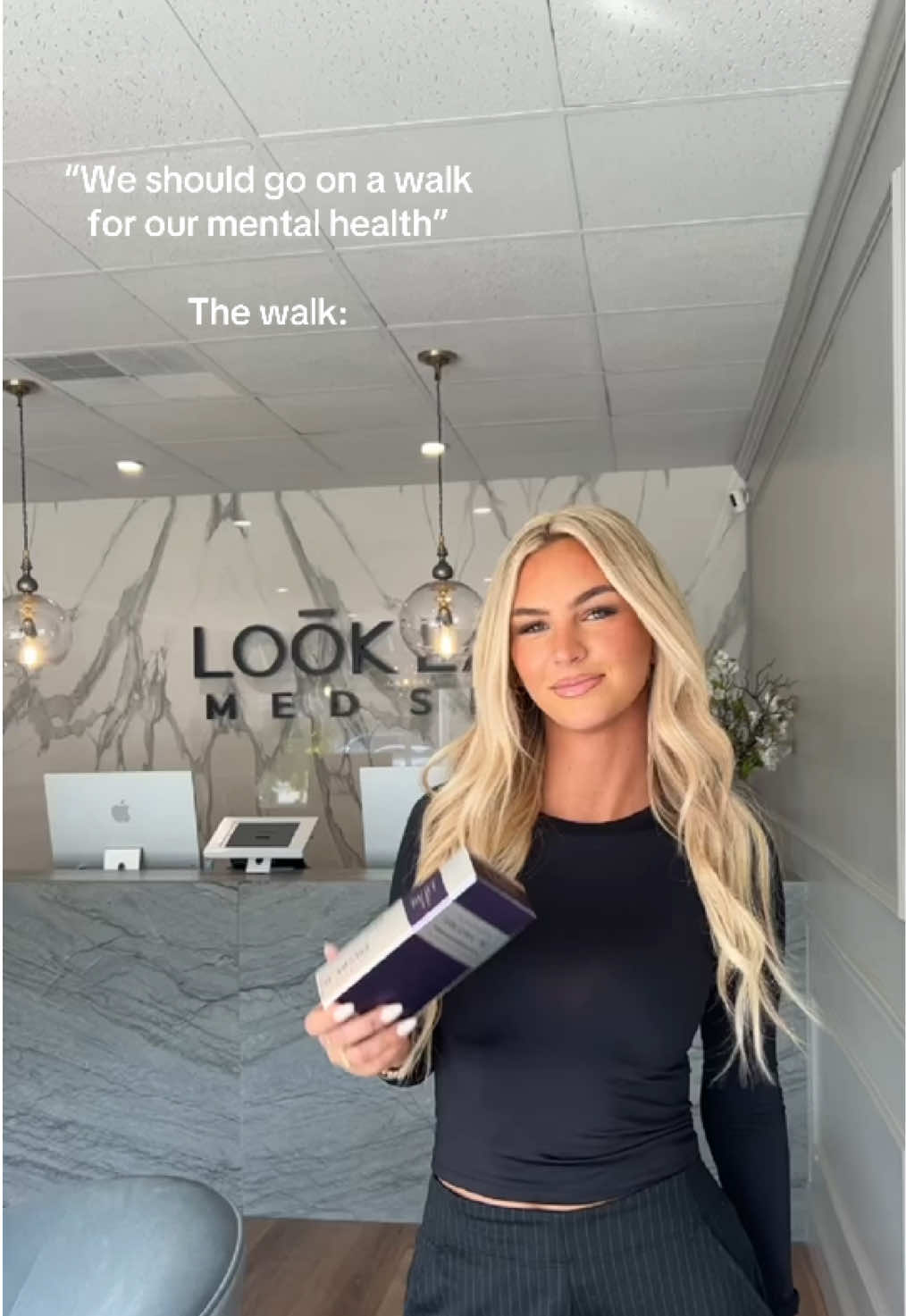 Serving looks, skincare and some laughter 💁🏼‍♀️✨💉 Book your appointment at LookLab.com  #mentalhealthwalk #filler #skincare #looklab #medspa #botox #medicalgradeskincare 