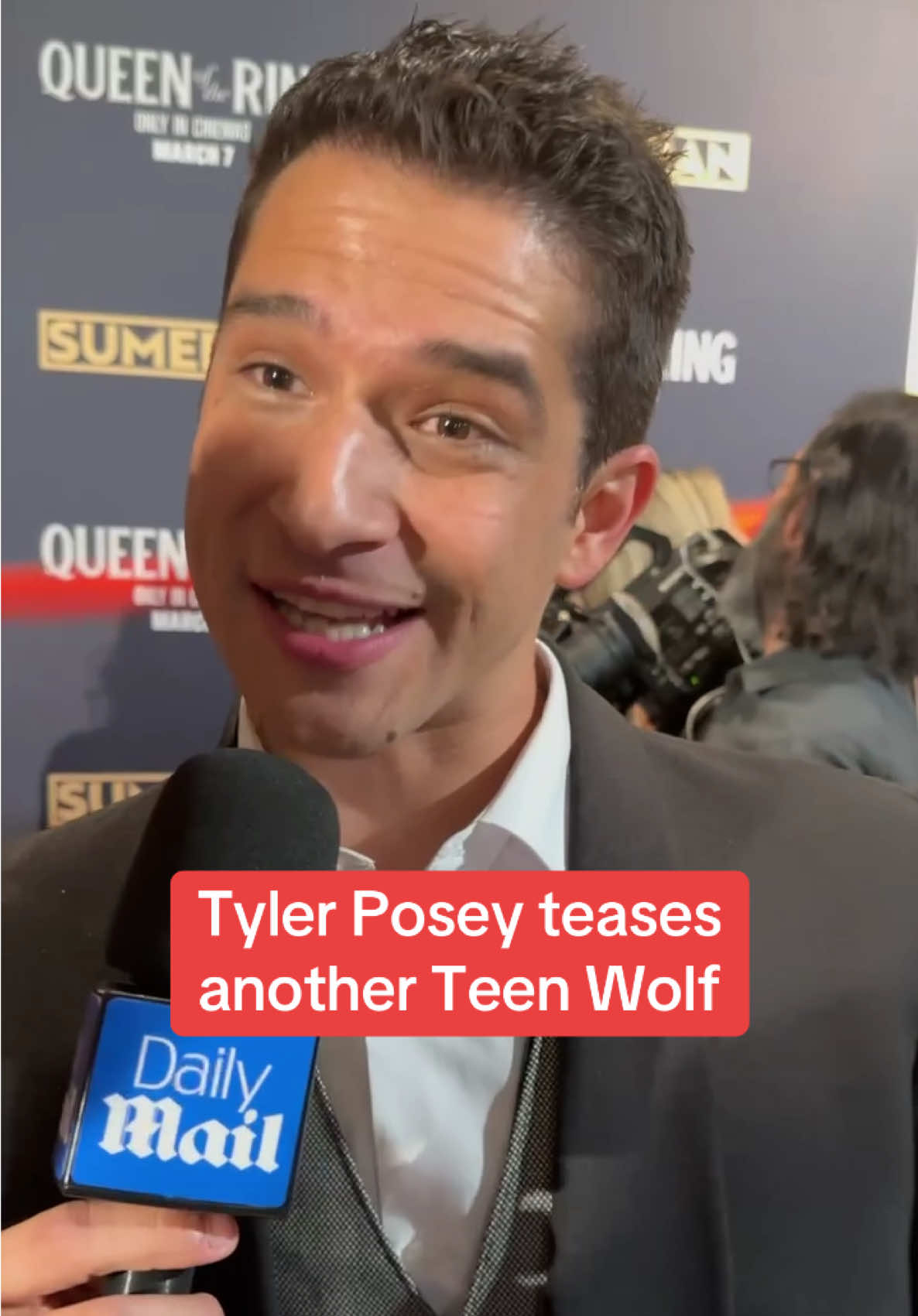 At the premiere of his latest film ‘Queen of the Ring’ Tyler Posey reveals he has ideas for a Teen Wolf follow up, and even has a script ready! Do you want to see more stories in the world of Teen Wolf? #teenwolf #tylerposey #queenofthering #showbiz #celebritynews #movies 