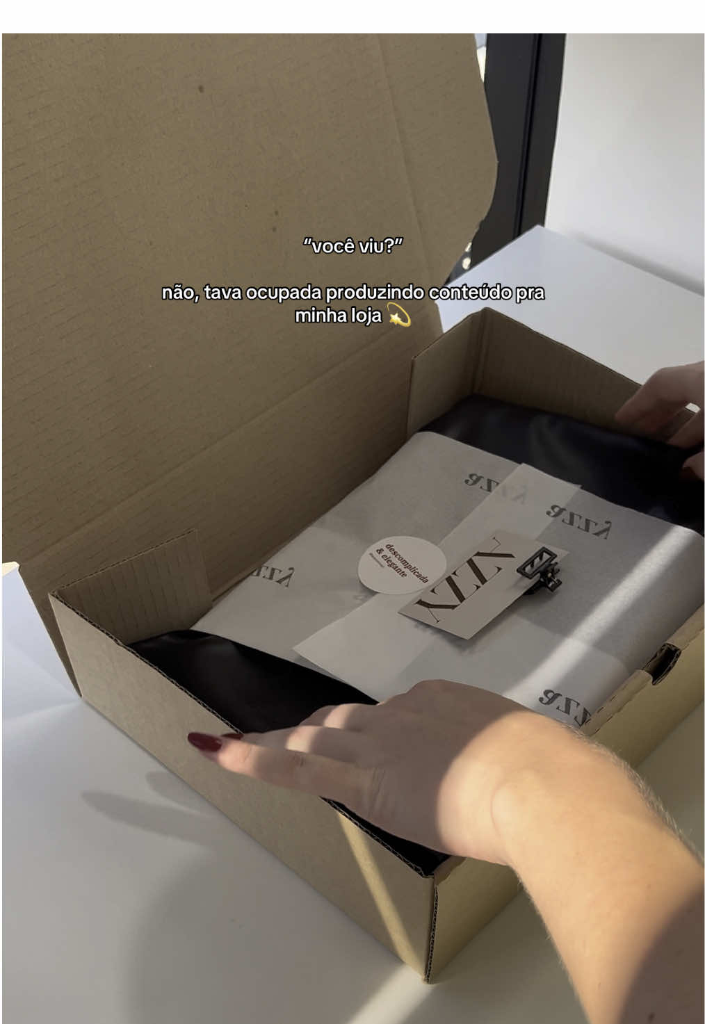 🤩 #lojaderoupas #lojafeminina #unboxing