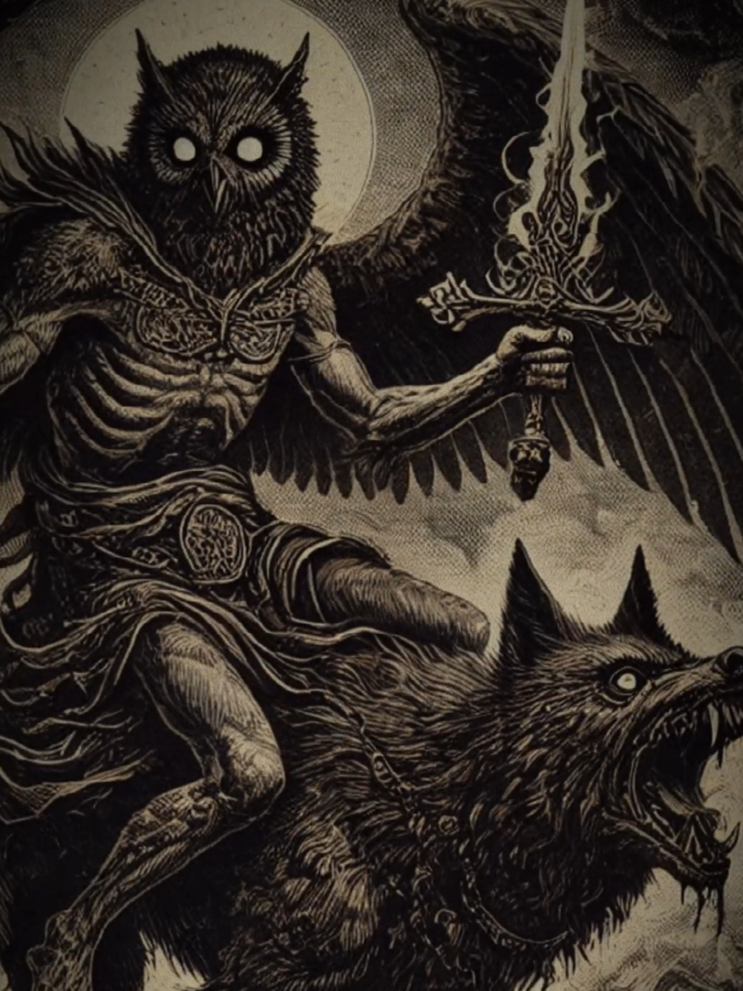 Andras: O Arauto da Discórdia e da Morte #ocultismo #ritual #goetia #demônio #devil #Andras #daemon #satanismo
