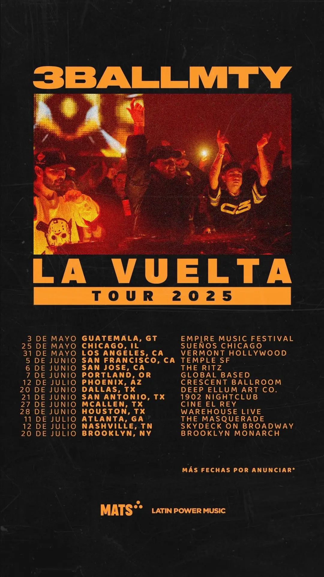 ¡Después de 8 años, 3BallMTY está de regreso! Los 3 miembros originales se reúnen para llevar la #LaVueltaTour2025 a EE.UU. No te lo puedes perder! •‬ ‪•‬ ‪•‬ ‪•‬ ‪•‬ ‪•‬ ‪•‬ ‪•‬ #show #concert #california #frecuenciarock #music #fans #envivo #bayarea #sanfrancisco #fyp #explore #latin #baile #tribal #rockenespañol #3ballmty #dance #electronic #house #caifanes #cafetacvba #mty #edc #mexico #intentalo #tiesto #malditavecindad #panteonrococo