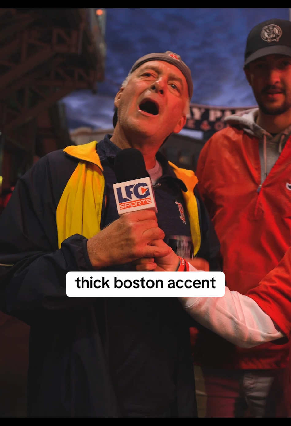 this guy crushes long drinks #lfg #boston #sox 