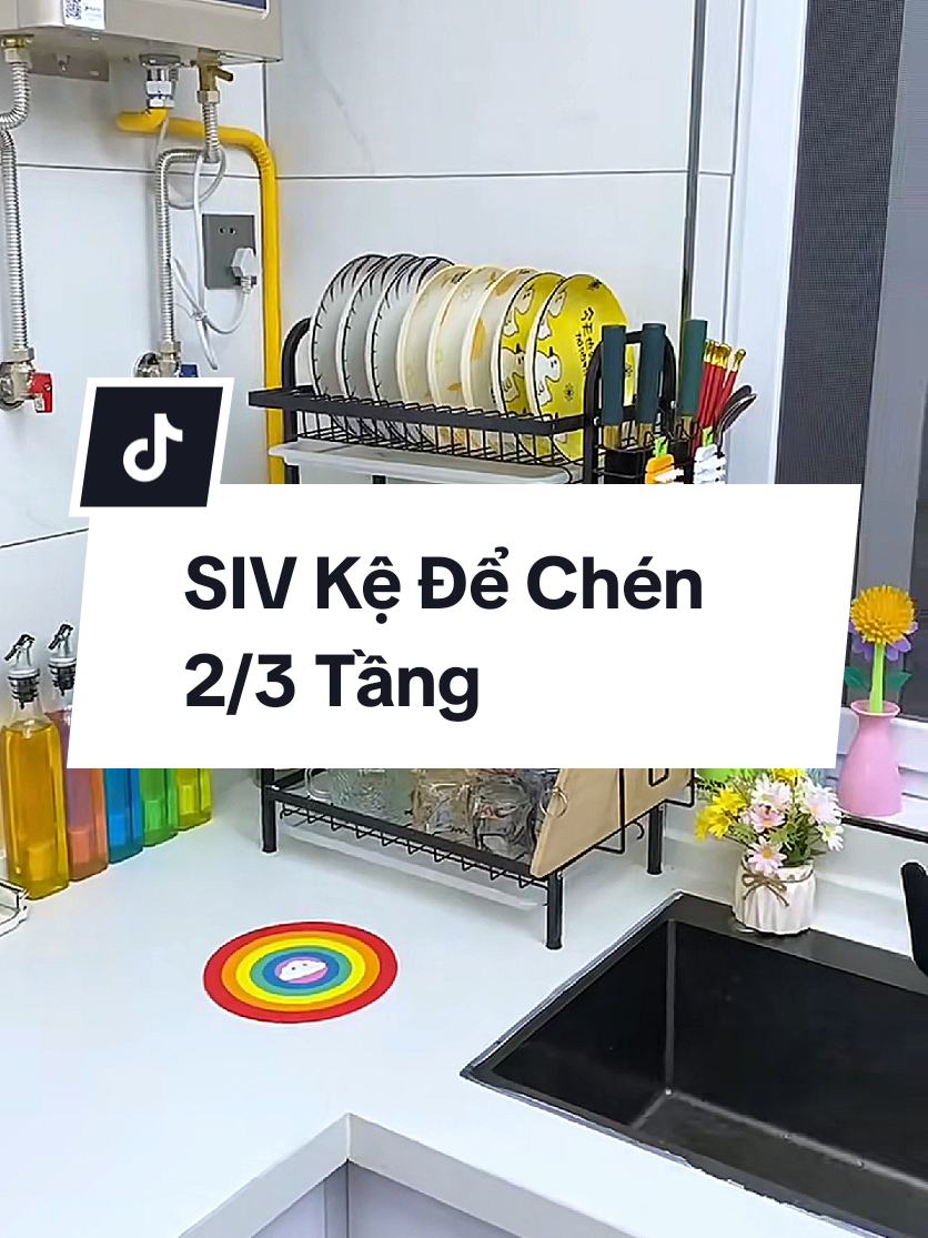 SIV Kệ Để Chén 2/3 Tầng #giadung #giadungtienich #giadungtienloi #giadungthongminh #kedechenbat 
