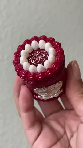 Cutest @Flower Knows Makeup lippie 🍓 🍰strawberry cupid cake lip cream in cranberry #makeup #makeupinspo #flowerknows #strawberry #strawberrymakeup #summermakeup