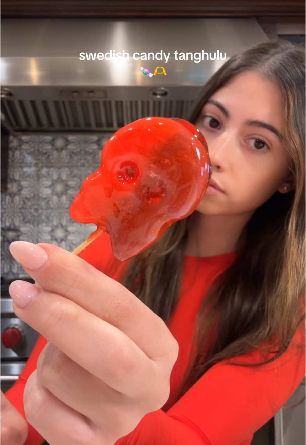 swedish candy covered in jolly ranchers 🍬🫶  #trending #viral 