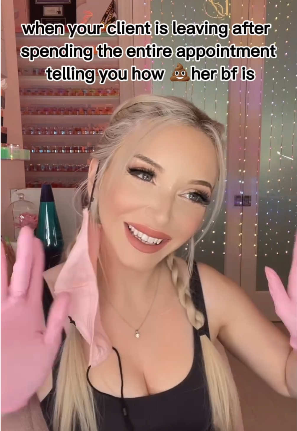 unless it is *completely* necessary 🤭🌸🩷 what happens during a nail sesh STAYS in a nail sesh 💅🏻