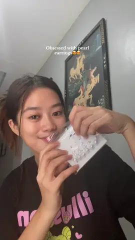 obsessed with pearl earrings >>#earrings #titokshop #earringsforwomen #fypage #trending #fyp #viral 