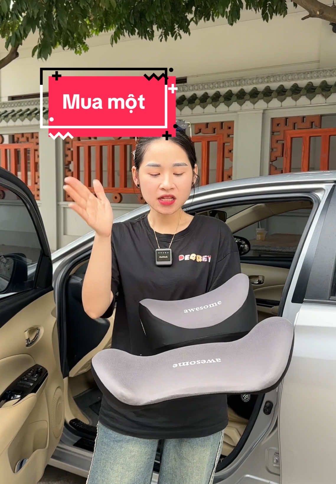 Mua 1 tặng 1 các bác ơi…. bộ đôi gối tựa đầu tựa lưng ô tô #xuhuong #goituadauoto #goitualungoto #phukienxehoi #phukienoto 