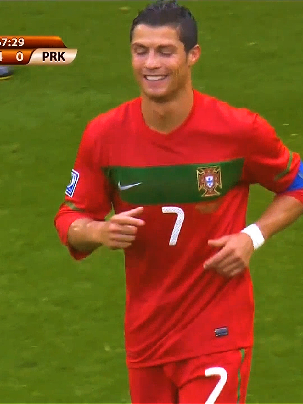 Shot Cristiano Ronaldo Vs  Corée du Nord WC2010 #ronaldo #portugal #CoreeduNord #worldcup #southafrica2010 #fyp #viral #edit #football #footballtiktok 