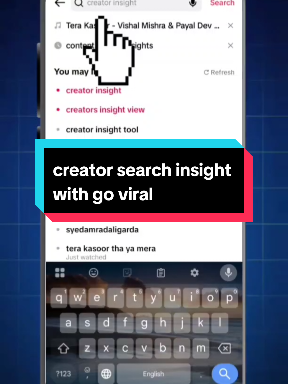 How to Go viral with creator search insight program Anaya.editor❤️#creatorsearchinsights  #100k #100kviews #viral #foryou #foryoupage 