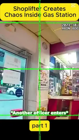 Shoplifter Creates Chaos Inside Gas Station #police #policeofficer #cops #copsoftiktok #copsontiktok 