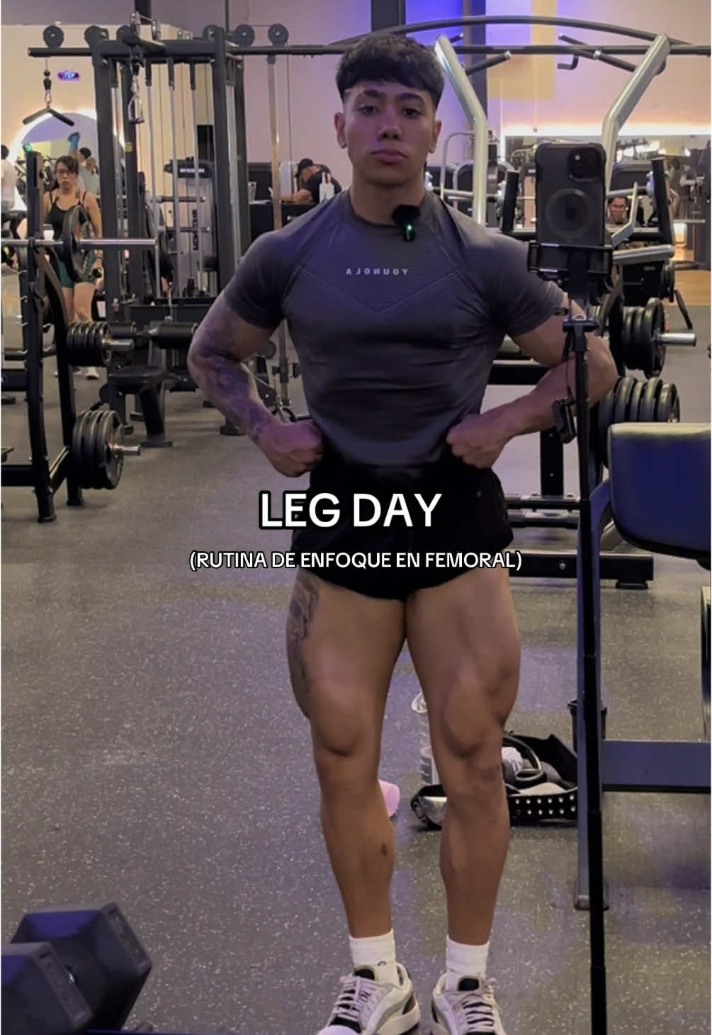 entrenar pierna con enfoques es la clave 🫵🏼 #gym #routine #GymTok #legday #viral 