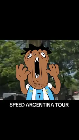 iShowSpeed Tour Argentina Animation #ishowspeed #ishowspeedclipz #argentina #tour #messi #animation #tatislar @IShowSpeed 