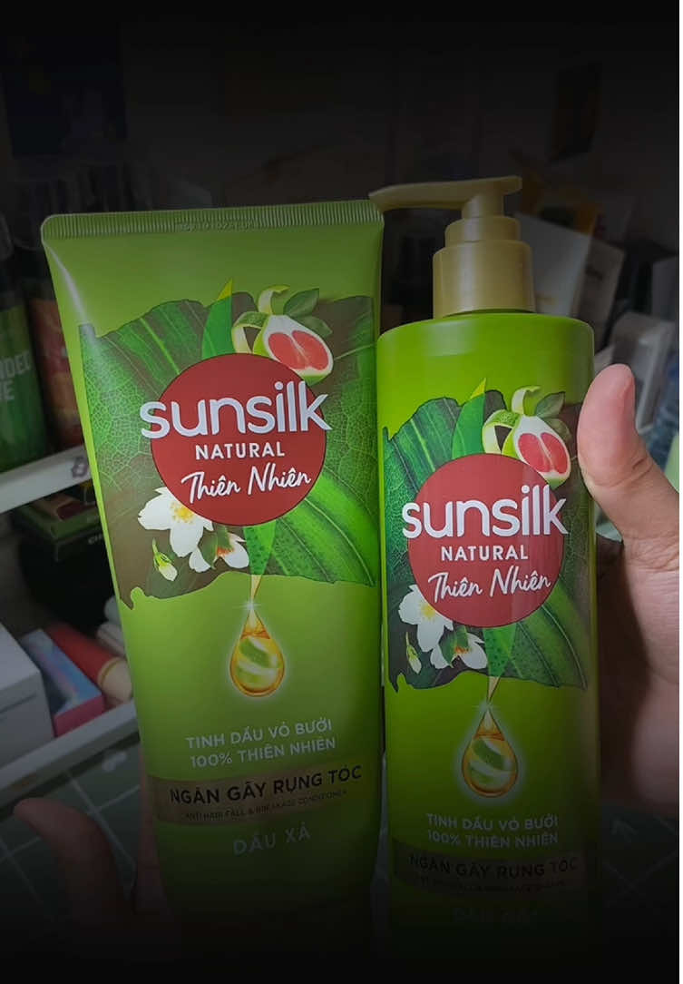 Nuôi dưỡng làn tóc từ Combo Sunslik ✨💗 #SUNSILK #combogoixathiennhien #HợpTácCùngUnilever #daugoithiennhien 