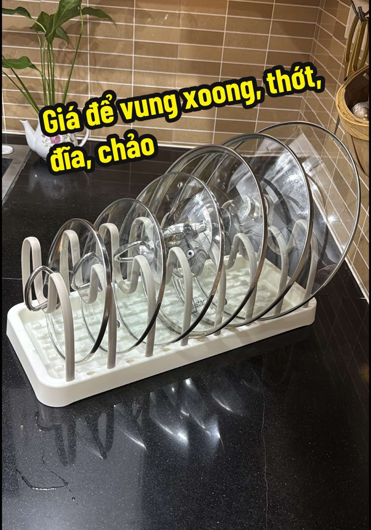 Trả lời @Na Phạm Giá để vung xoong, nồi giúp căn bếp gọn gàng, sạch sẽ và đẹp mắt #xuhuong #viral #yeubep #yeubepnghiennha #decorbep #bepxinh #giadung #giadungtienich #nhacuaduoi 