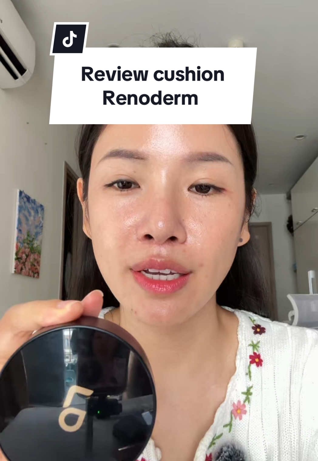 Review cushion Renoderm day long BB cream glow- black ( gold color) #renodermcushion #cushion #renodermdaylong