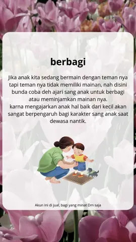Ajari anak untuk berbagi