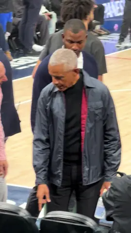 44th President Barack Obama.  In #Inglewood. #IntuitDome #Clippers #President