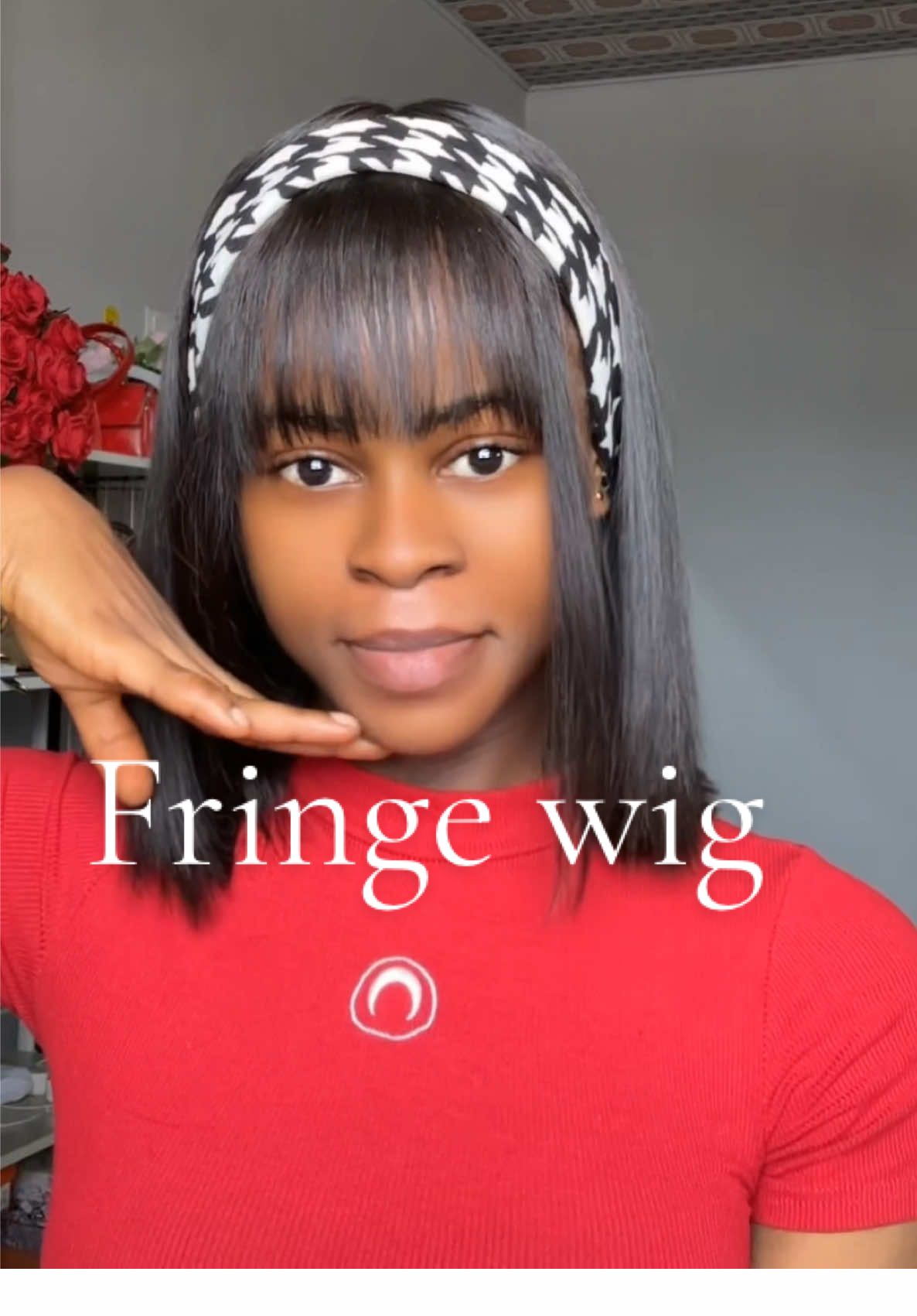 Fringe style + headband ✨ #creatorsearchinsights #headband #fringewig 