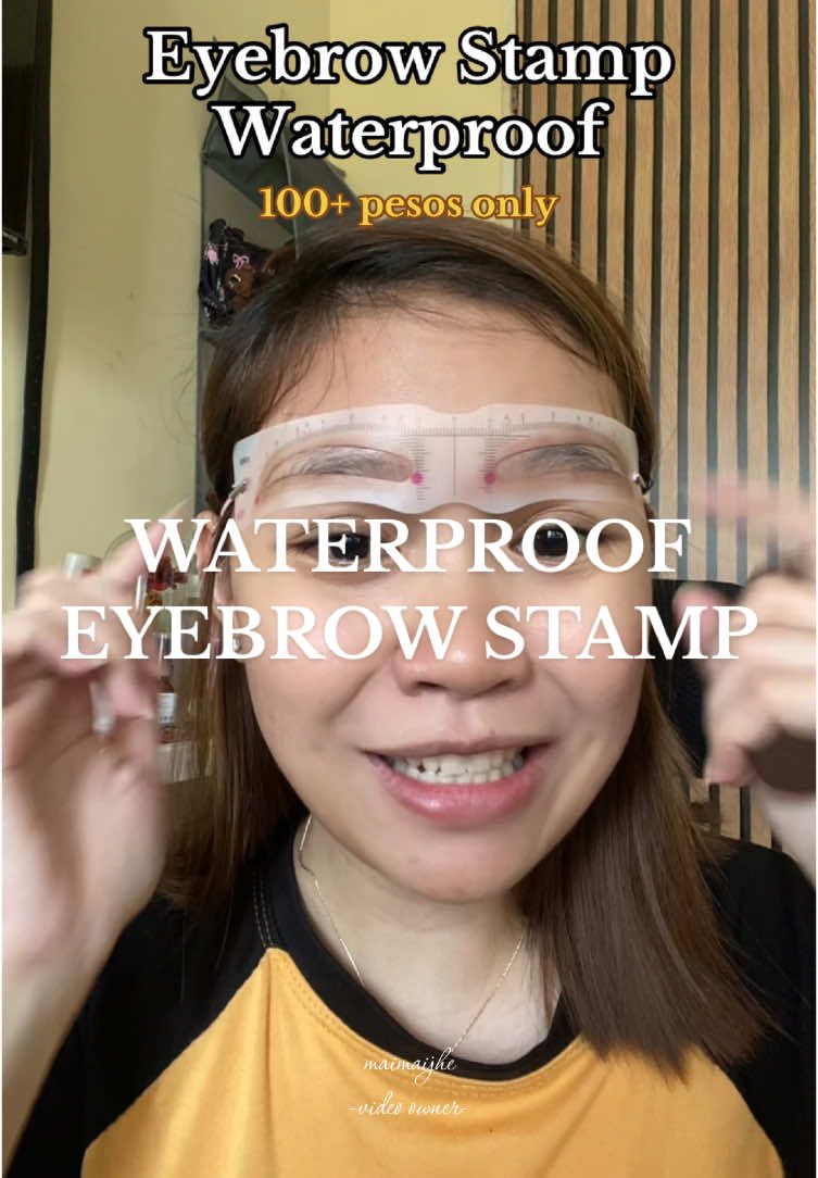 Guys try niyo tong shade no.4 sobrang ganda niya , natural look lang sya sa kilay natin #eyebrowstamp #eyebrowstampwaterproof #waterproofeyebrow #fyp 