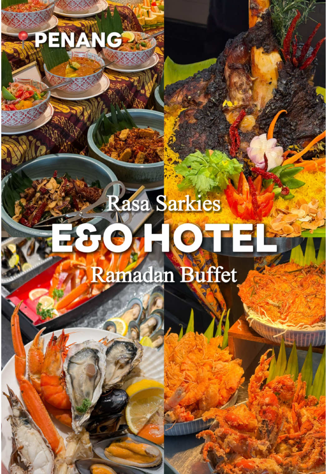 Let’s berbuka puasa at E&O Hotel Penang 😋  【Taste of Sarkies｜Rasa Sarkies】 🗓️ 1 to 30 March 2025 🕛 6.30pm-10pm 💲Adult: RM198 nett, Child/Senior Citizen: RM128 nett 【Kampung Recipe Buffet Lunch】 🗓️ 31 March & 1 April 2025 🕛 12pm-2.30pm 💲Adult: RM148 nett, Child/Senior Citizen: RM98 nett 【Eastern & Oriental Hotel】 📍Lebuh Farquhar, Georgetown, Penang #penang #malaysia #penangfood #malaysiafood #penangfoodie #malaysiafoodie #malaysianfoodie #MalaysianFood #food #Foodie #foodiec0penang #foodiec0collabs #cny #penangbuffet #buffet #dinner #penanghotel #Ramadan #ramadanbuffet #buffetramadan #raya #penangramadan #halal #halalfood #halalfoodie #seafood #meat