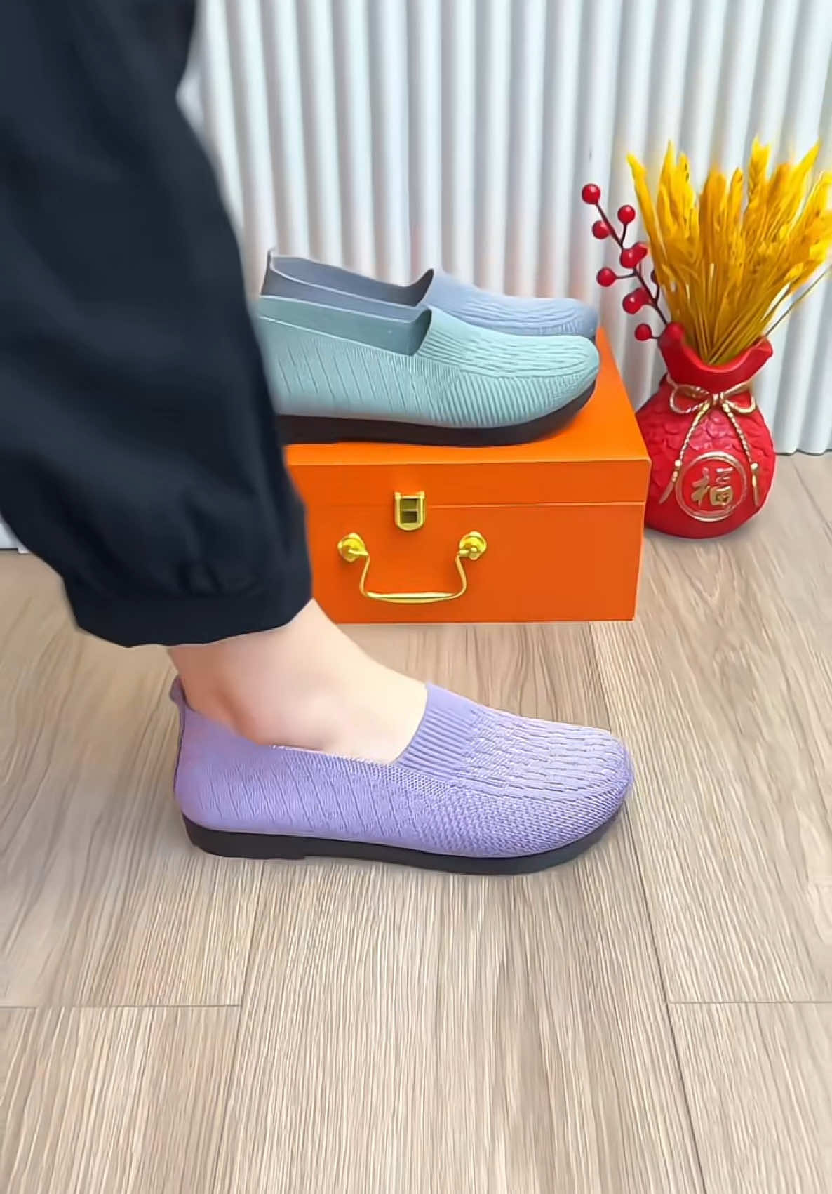 Giày vải lưới thoáng khí trung niên #giayluoi #giaynu #giaythoangkhi #giaynuthoitrang #giaydep #xuhuong 