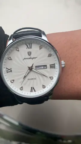 Đồng hồ đen trắng poedagar giành cho ae thích sự đơn giản và dễ phối đồ#luxury #dongian 