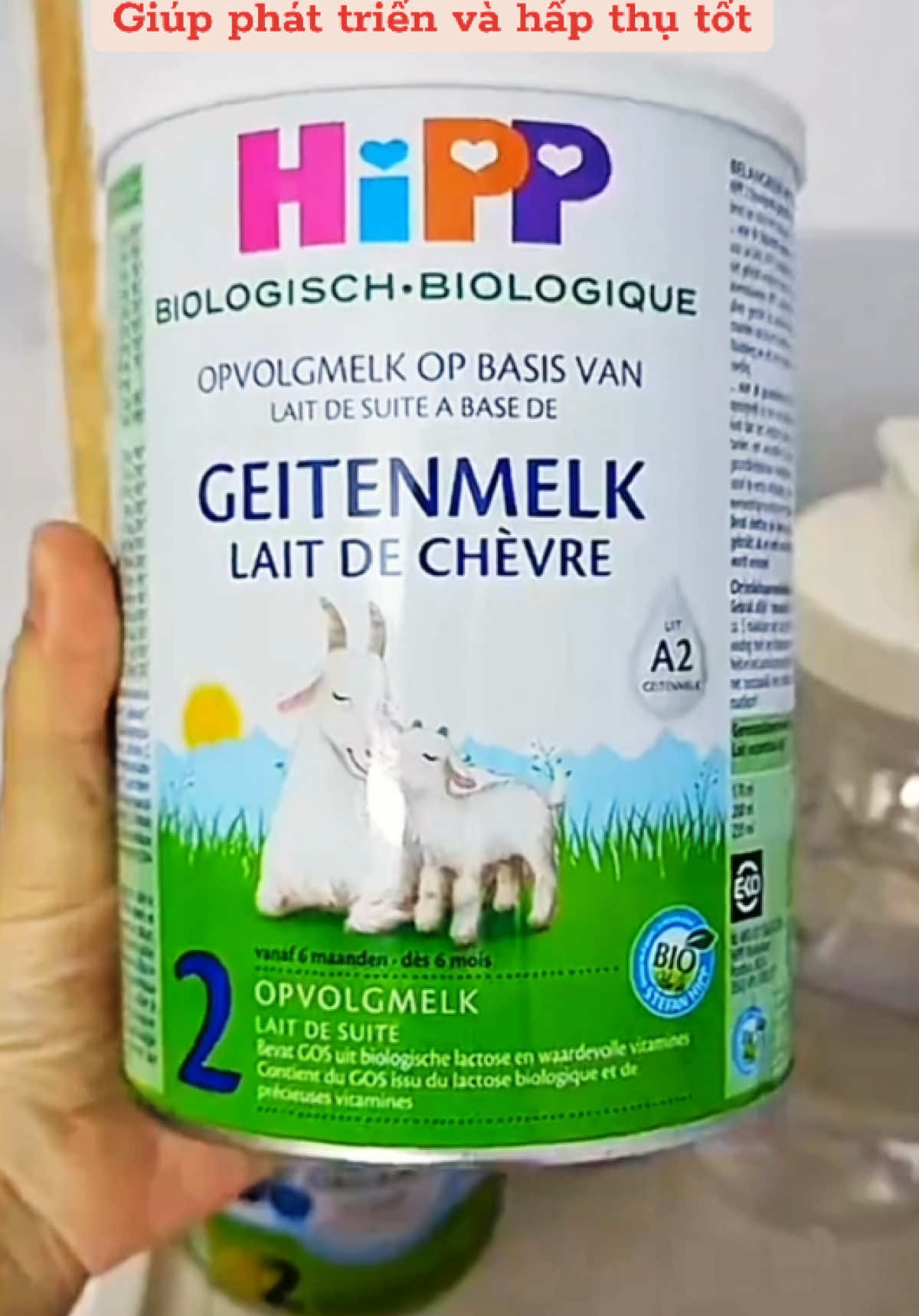 Sữa dê HiPP Organic giúp bé phát triển toàn diện, tăng khả năng hấp thu. Hôm nay đang có giá tốt nên các bạn tham khảo cho bé nhé #sữa #hipp #suahipp #hipporganic #suadinhduong #suachobe #suatotchocon 