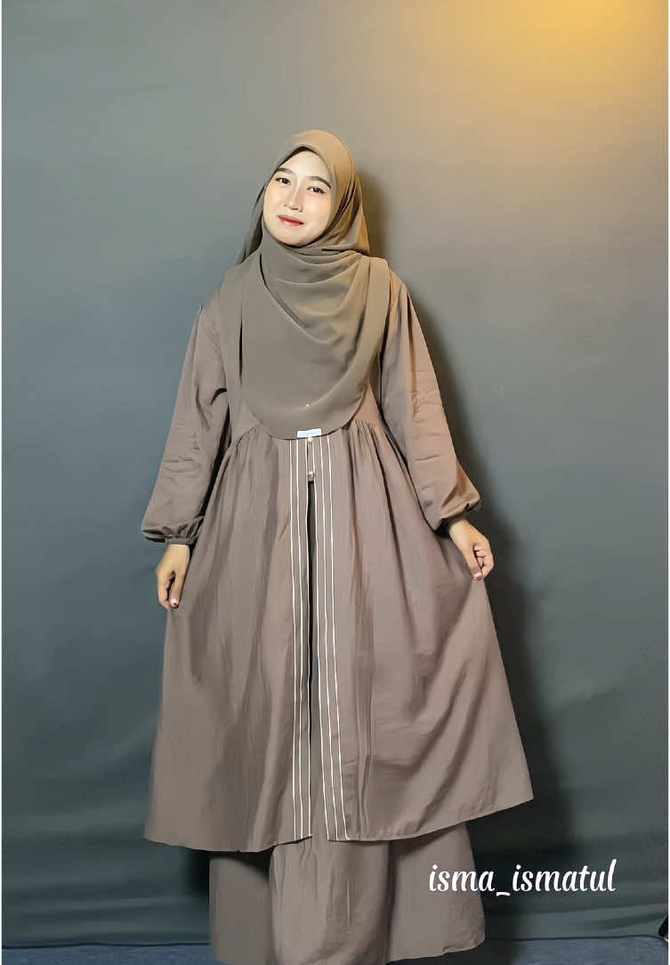 setelan rok tunik kekinian,simple cantik banget #setelan #setelanwanita #setelanrok #bajulebaran #cuantanpabatas 