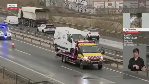 🚨 Accidente en la A-7 👉 Vehículos implicados: un camión, un turismo y una camioneta 🔴 Tres heridos leves ➡️ Un hombre de 45 años Arrixaca ➡️ Un hombre de 61 años ➡️ Mujer de 50 años al Reina Sofía  🔗 https://la7tv.es/articulo/el-tiempo/%F0%9F%93%A1-directo-intensa-lluvia-provoca-inundaciones-diferentes-puntos-region/20250306082137052136.html…